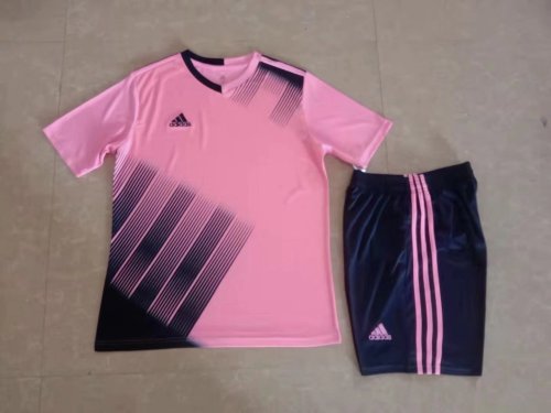 M8620 Pink Blank Soccer Training Jersey Shorts DIY Cutoms Uniform