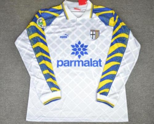 Retro Jersey Long Sleeve 1996-1997 White Parma Soccer Jersey