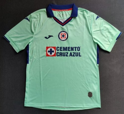 Fans Version 2022-2023 Cruz Azul Green Goalkeeper Soccer Jersey