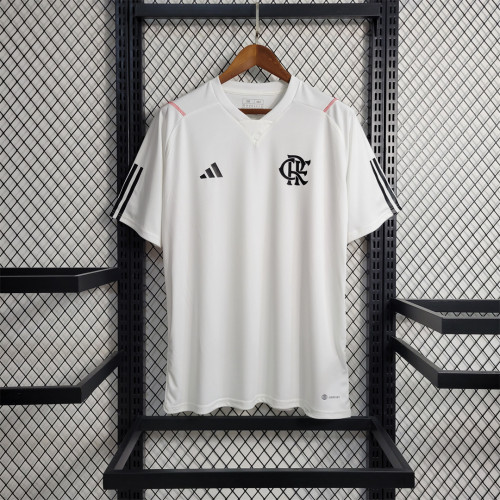 Fans Version 2023-2024 Flamengo White Soccer Training Jersey
