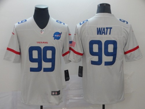 City Version Houston Texans #99 WATT White NFL Jersey
