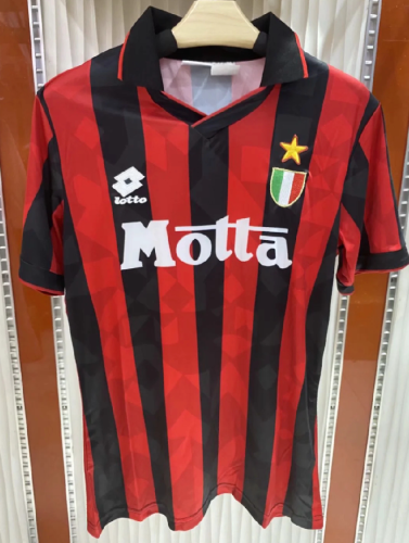 Retro Jersey 1992-1994 AC Milan Home Soccer Jersey