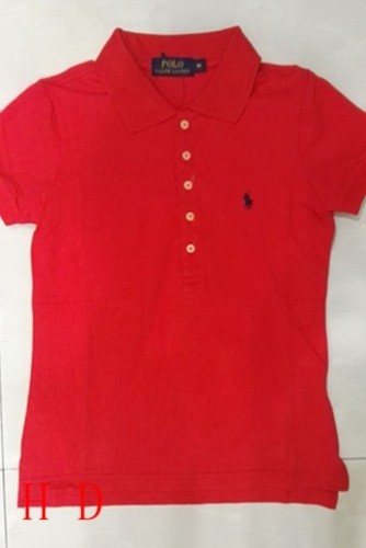 Women Red Ralph Polo with Small Logo