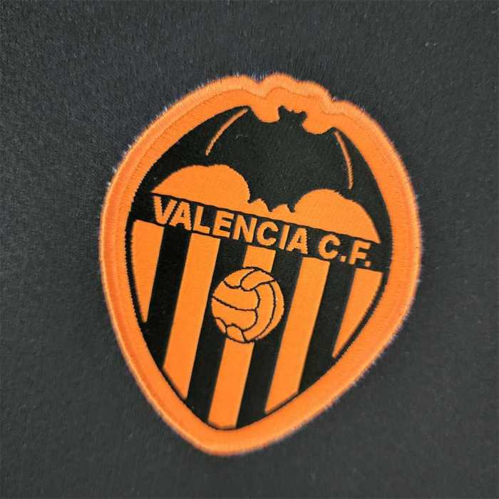 Fans Version 2022-2023 Valencia Away Black Soccer Jersey