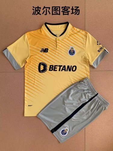 Adult Uniform 2022-2023 Porto Away Soccer Jersey Shorts