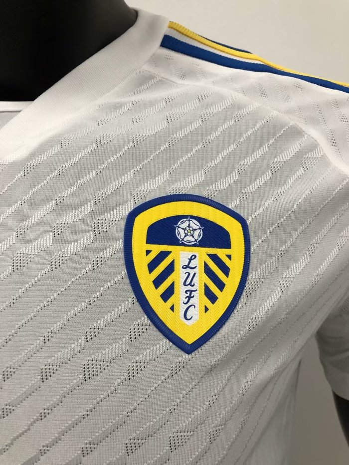 Player Version 2023-2024 Leeds United Home Soccer Jersey