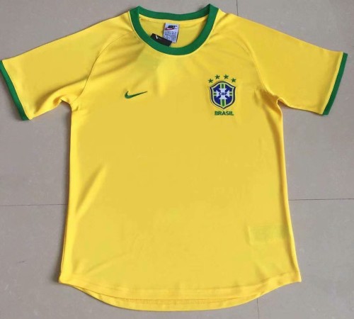 Retro Jersey 2000 Brazil Home Soccer Jersey