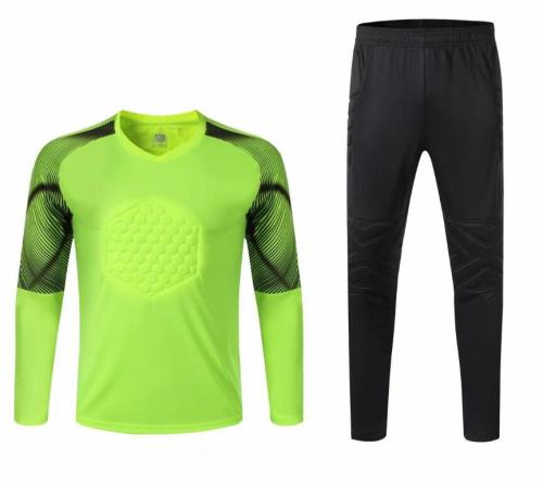 8855 Green Soccer Training Jersey and Long Pants