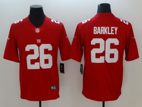 New York Giants 26 Saquon Barkley Red Inverted Legend Limited Jersey