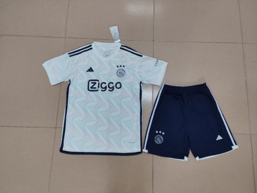 Adult Uniform 2023-2024 Ajax Away Soccer Jersey Shorts