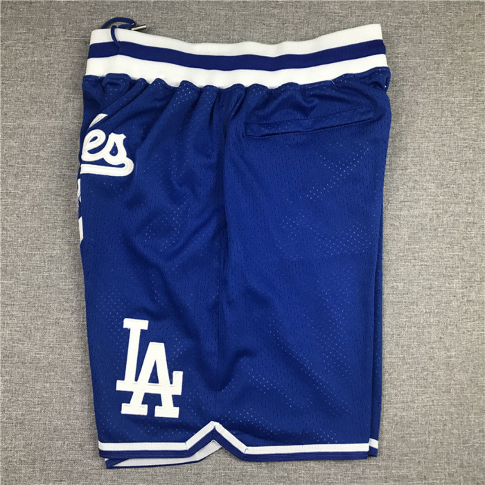 with Pocket Los Angeles Dodgers Blue Shorts
