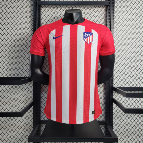 Fans Version 2023-2024 Atletico Madrid Home Soccer Jersey