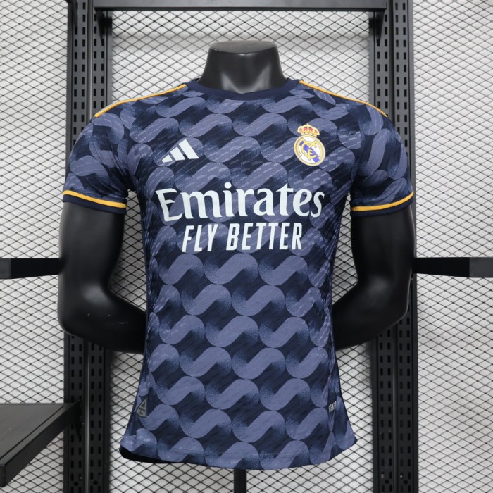 Player Version 2023-2024 Real Madrid Away Soccer Jersey