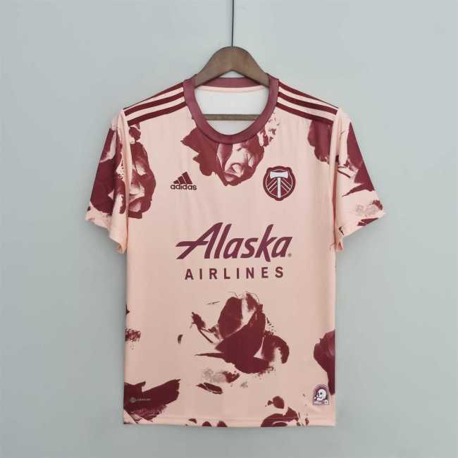 Fans Version 2022-2023 Portland Timbers Pink Soccer Jersey