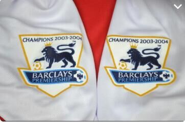 Retro EPL Patch 2003-2004 Champions League Patch for Arsenal Jersey