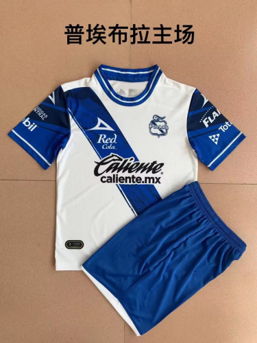 Adult Uniform 2023-2024 Puebla Home Soccer Jersey Shorts