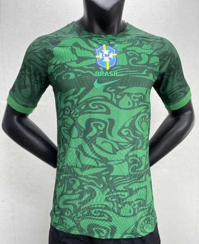 Player Version 2023-2024 Brazil Special Green Soccer Jersey