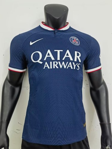 Player Version 2023-2024 Paris Saint-Germain Blue Soccer Jersey
