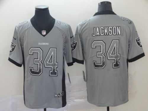 Oakland Raiders 34 Bo Jackson Gray Camo Vapor Untouchable Limited Jersey