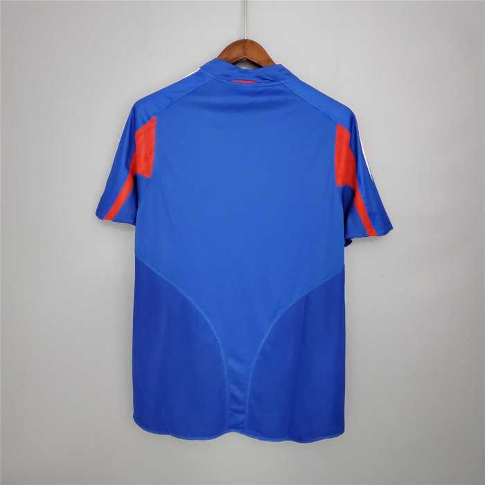 Retro Jersey 2004 France Home Blue Soccer J ersey Vintage Football Shirt