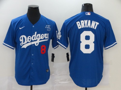 Los Angeles Dodgers 8 BRYANT Blue Cool Base Jersey