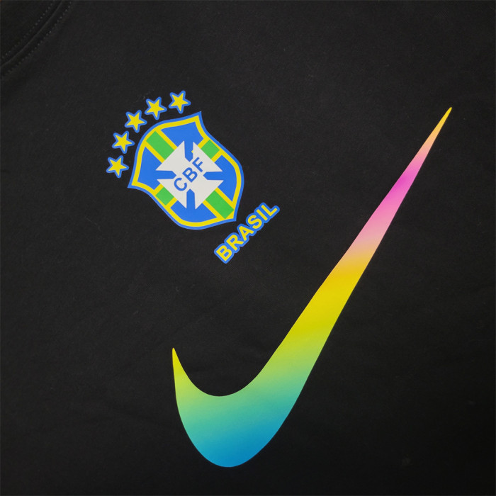 2022-2023 Brazil Black Casual Shirt