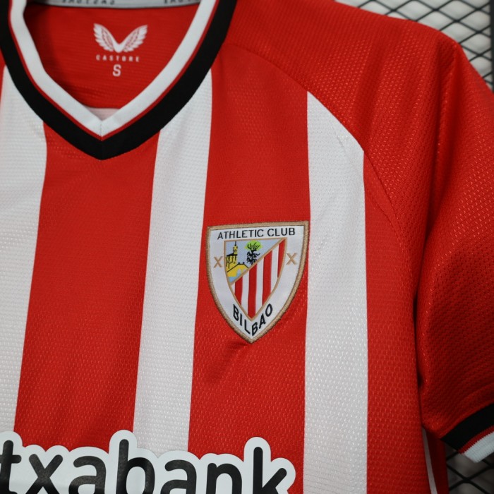 Fan Version 2023-2024 Athletic Bilbao Home Soccer Jersey Bilbao Football Shirt