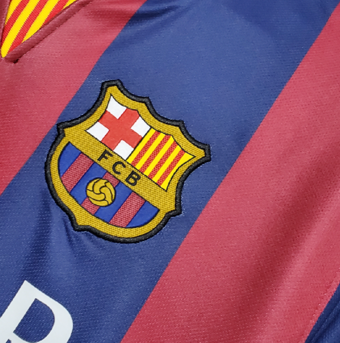 Retro Jersey 2014-2015 Barcelona Home Soccer Jersey