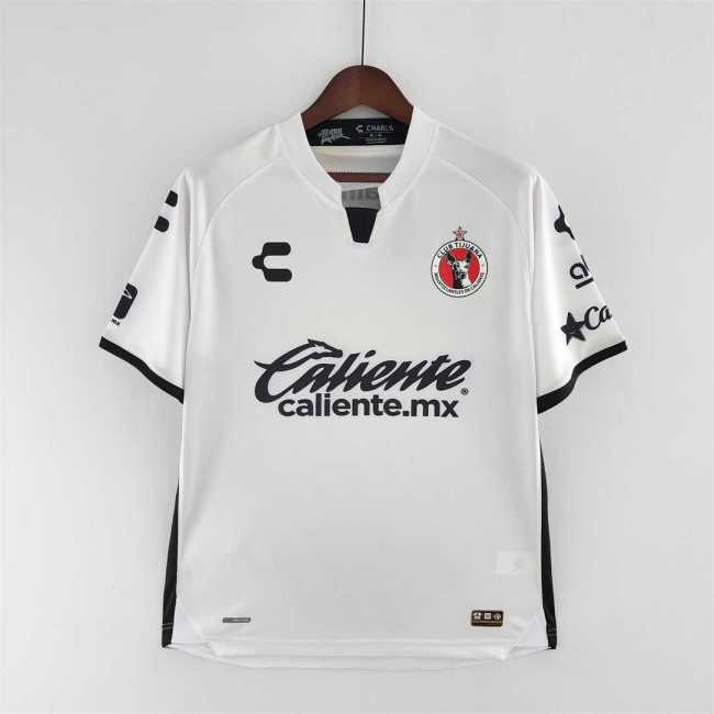 Fans Version 2022-2023 Club Tijuana Away White Soccer Jersey