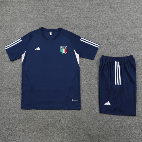 Adult Uniform 2023-2024 Italy Borland Soccer Training Jersey and Shorts