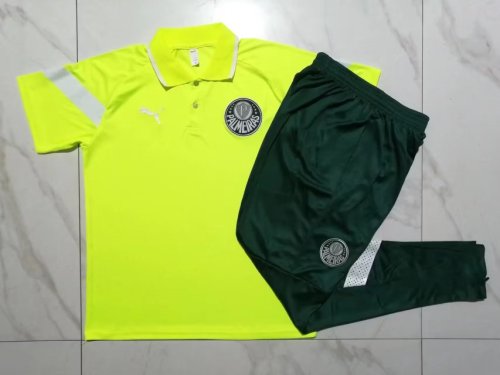 2023-2024 Palmeiras Green Soccer Polo and Pants