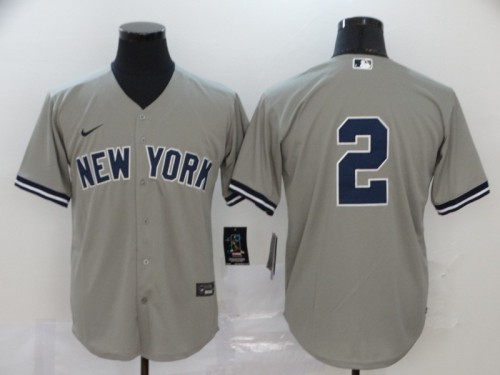 New York Yankees 2 Grey 2020 Cool Base Jersey