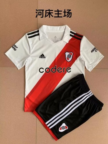 Adult Uniform 2022-2023 River Plate Home Soccer Jersey Shorts