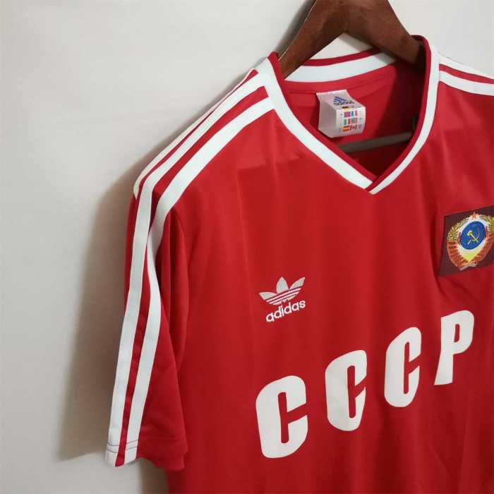 Retro Jersey 1986 Soviet Union Home Soccer Jersey