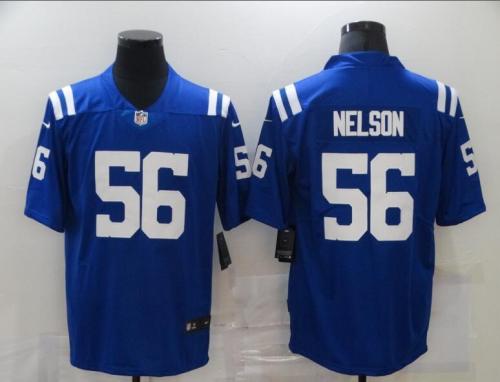 Colts 56 Quenton Nelson Royal Color Rush Limited Jersey