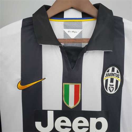 with Scudetto Patch Retro Jersey 2014-2015 Juventus Home Soccer Jersey Vintage Football Shirt
