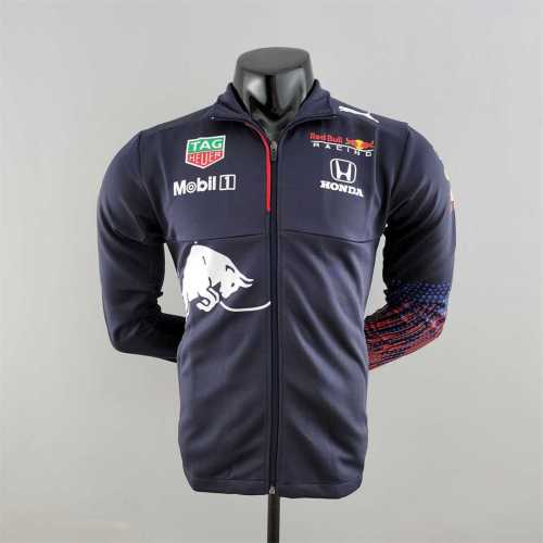 2022 F1 Jacket #0004 Black Racing Jacket