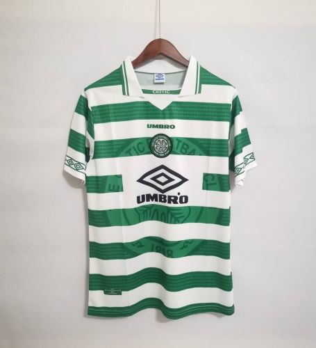 Retro Jersey 1998-1999 Celtic LARSSON 7 Home Soccer Jersey