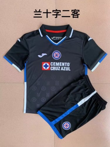 Adult Uniform 2022-2023 Cruz Azul 3rd Away Soccer Jersey Shorts