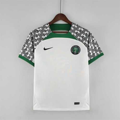 Fans Version 2022 World Cup Nigeria White Soccer Jersey