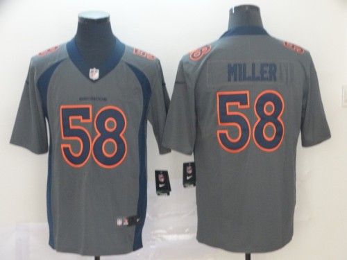 Denver Broncos 58 Von Miller Gray Inverted Legend Limited Jersey