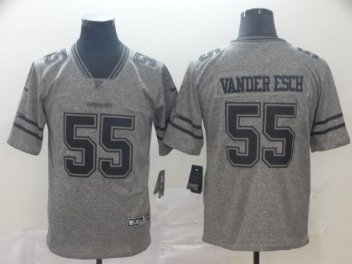 Dallas Cowboys 55 VANDER ESCH Gray Gridiron Gray Vapor Untouchable Limited Jersey
