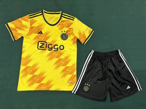 Adult Uniform 2023-2024 Ajax Away Soccer Jersey Shorts