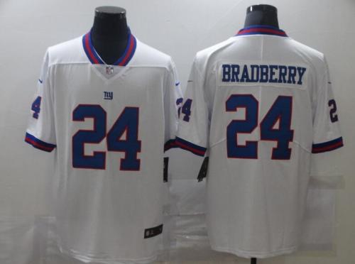 New York Giants 24 BRADBERRY White NFL Jersey