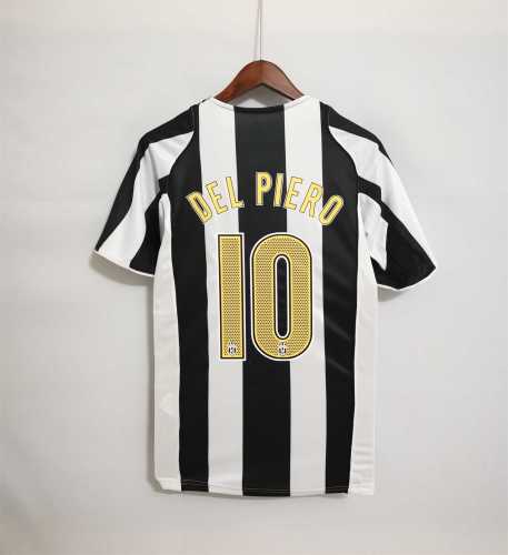 with Serie A Patch Retro Jersey 2004-2005 Juventus DEL PIERO 10 Vintage Home Soccer Jersey