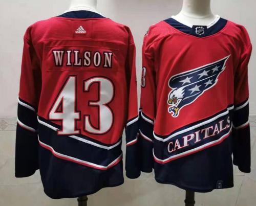 2020 Retro Jersey Washington Capitals 43 WILSON Red NHL Jersey