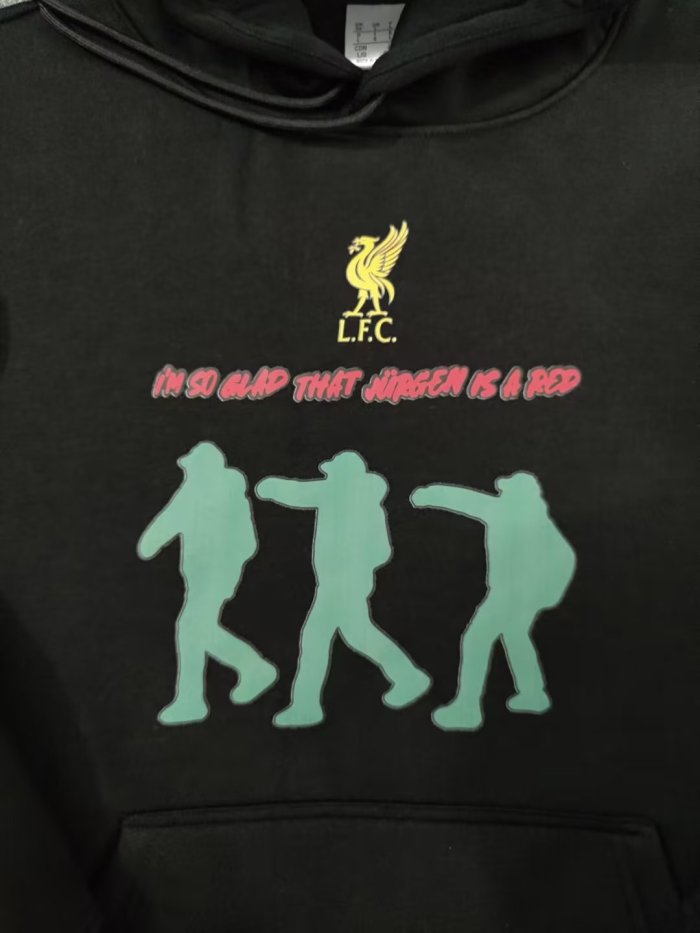 2022-2023 Liverpool Black/Green Soccer Hoodie