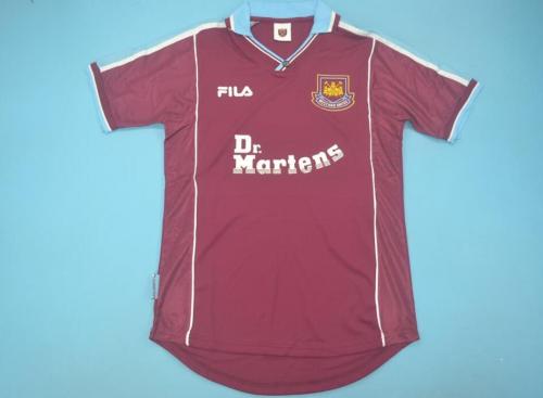 Retro Jersey 1999-2001 West Ham United Home Soccer Jersey