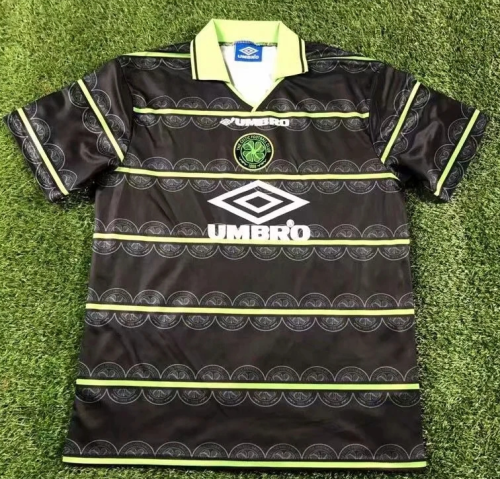 Retro Jersey 1997-1999 Celtic Away Black Soccer Jersey