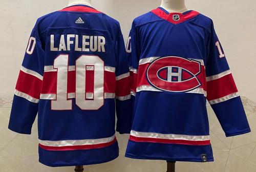 2020 Retro Jersey Montreal Canadiens 10 LAFLEUR Blue NHL Jersey